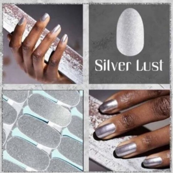 Color Street 100% Nail Polish Strips Silver Lust RETIRED - Picture 5 of 6